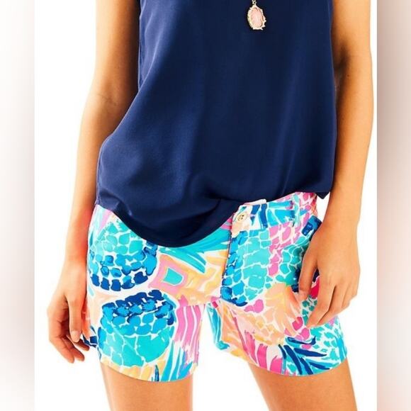 NEW  Lilly Pulitzer | Goombay Smashed Callahan Shorts 00 - Picture 3 of 8